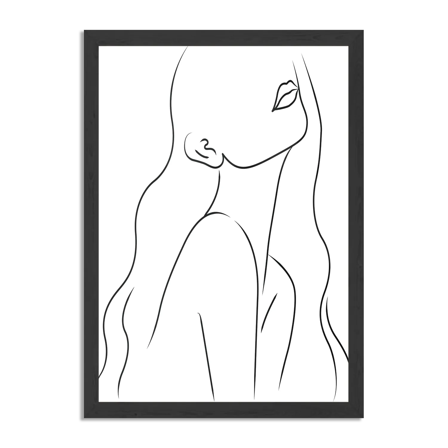 Poster Afwezig Model Rechthoek Verticaal Met Lijst Template PBL 50 70 Verticaal Lifestyle 7 1