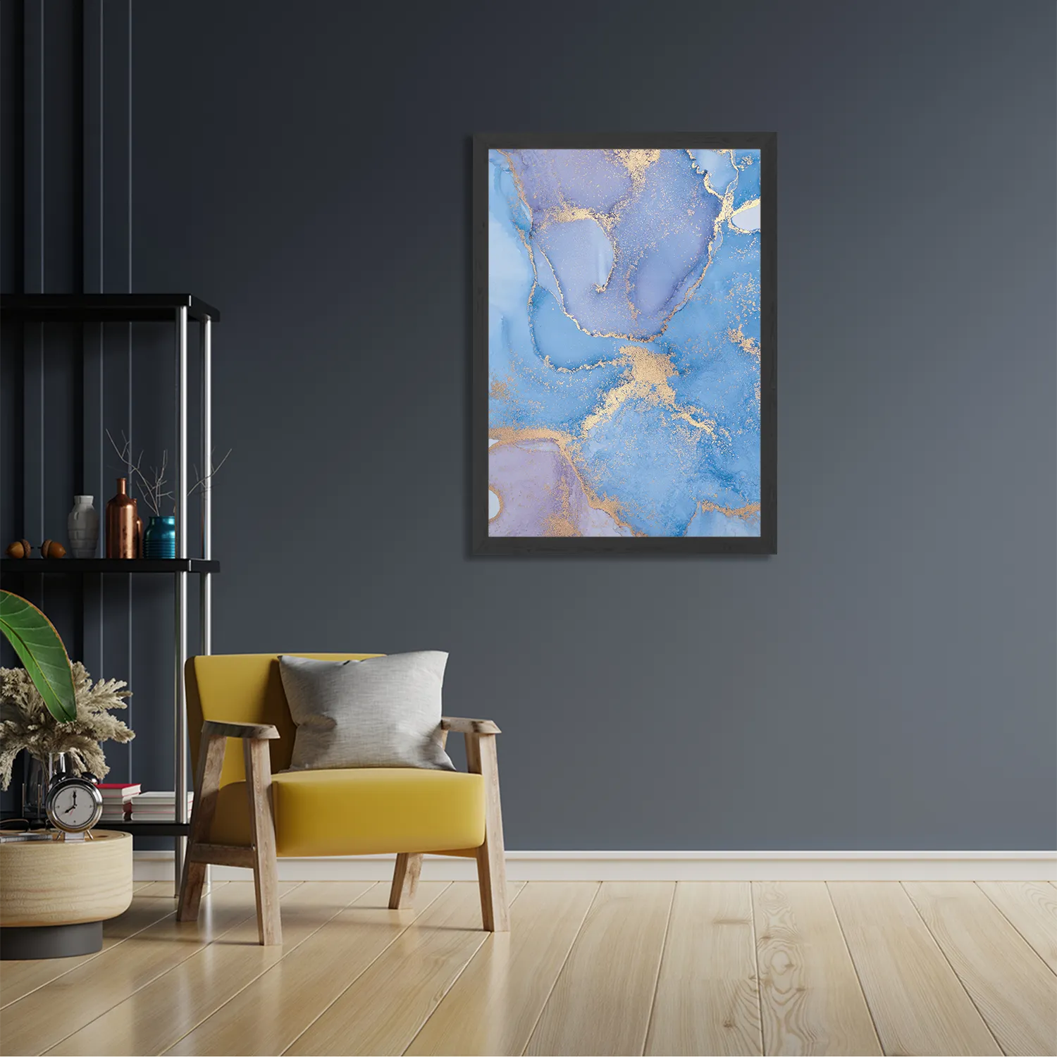 Poster Marmer Look Colored 04 Rechthoek Verticaal Met Lijst Template PBL 50 70 Verticaal Marmer 24 2