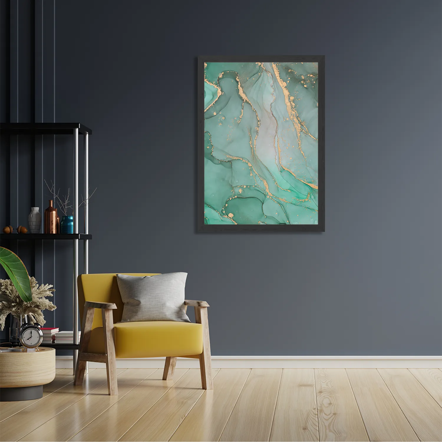 Poster Marmer Look Colored 06 Rechthoek Verticaal Met Lijst Template PBL 50 70 Verticaal Marmer 26 2