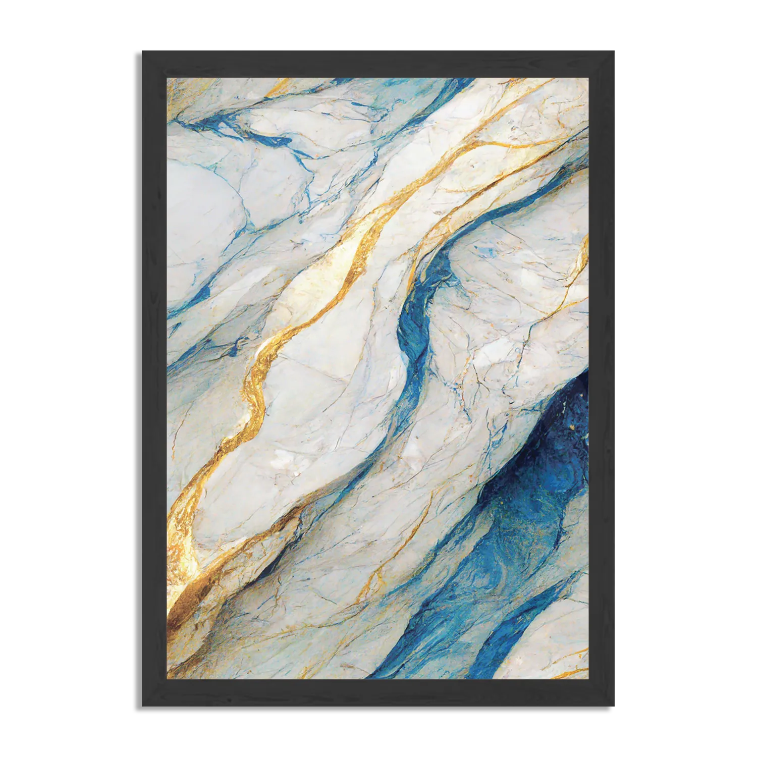 Poster Marmer Look Rustgevend Maar Kleurrijk 01 Rechthoek Verticaal Met Lijst Template PBL 50 70 Verticaal Marmer 34 1