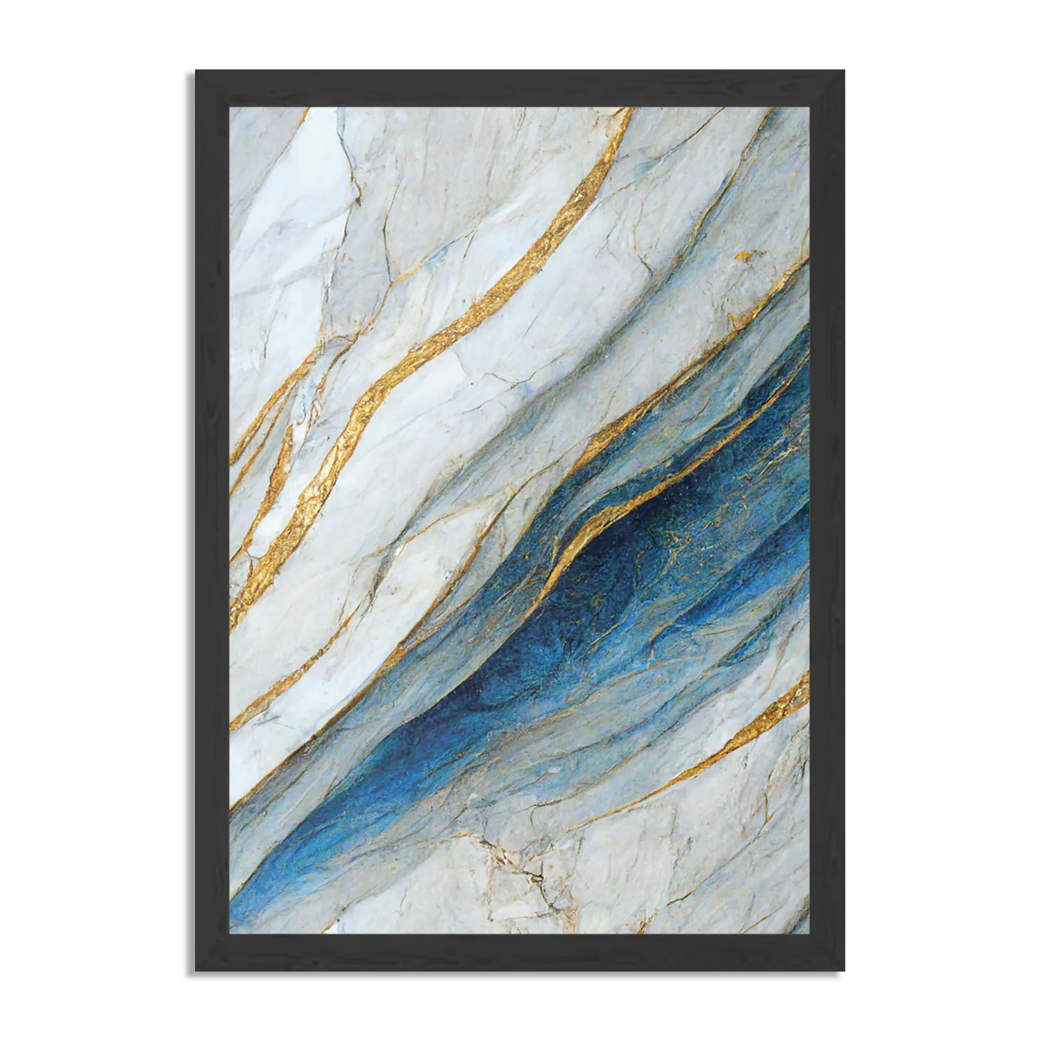 Poster Marmer Look Rustgevend Maar Kleurrijk 05 Rechthoek Verticaal Met Lijst Template PBL 50 70 Verticaal Marmer 38 1