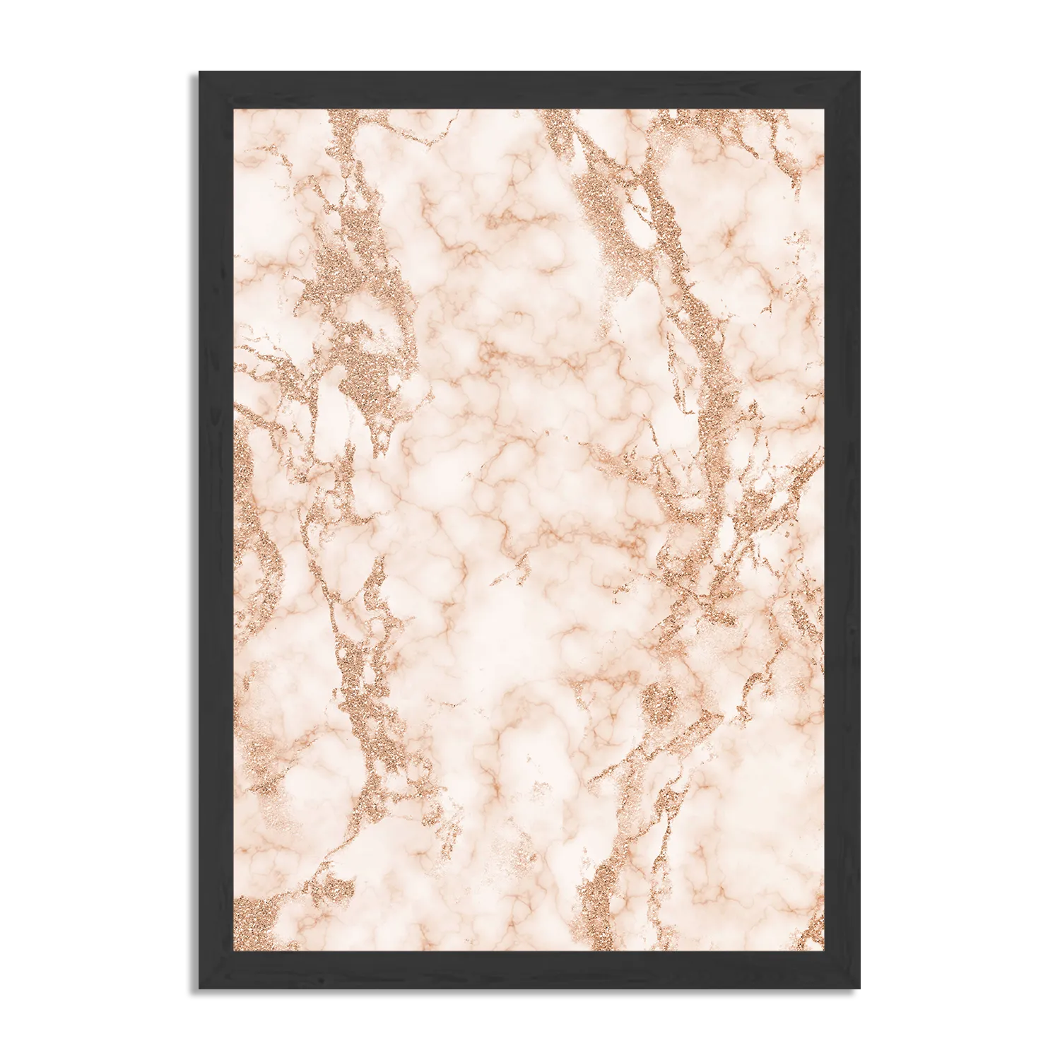 Poster Basis Marmer Look Oranje Rechthoek Verticaal Met Lijst Template PBL 50 70 Verticaal Marmer 4 1