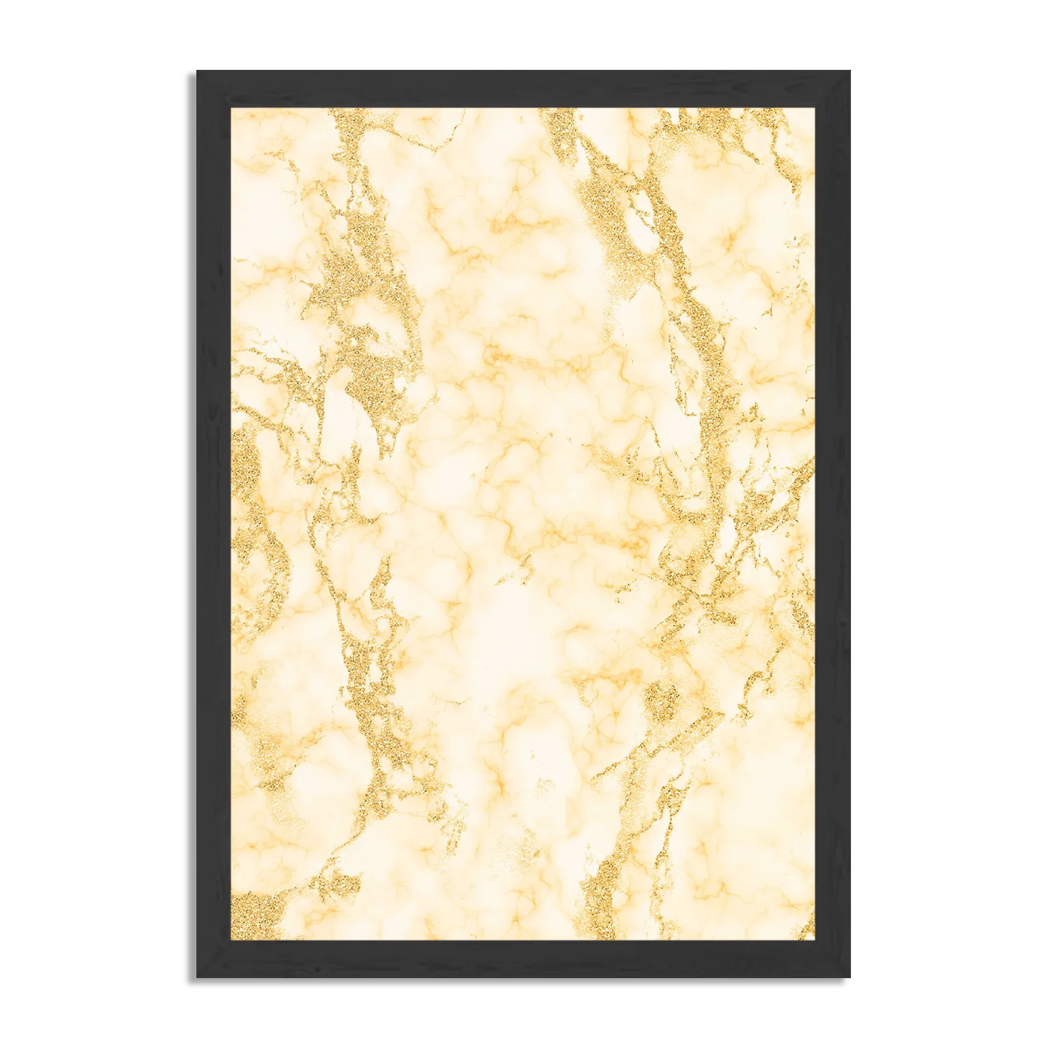 Poster Basis Marmer Look Geel Rechthoek Verticaal Met Lijst Template PBL 50 70 Verticaal Marmer 5 1