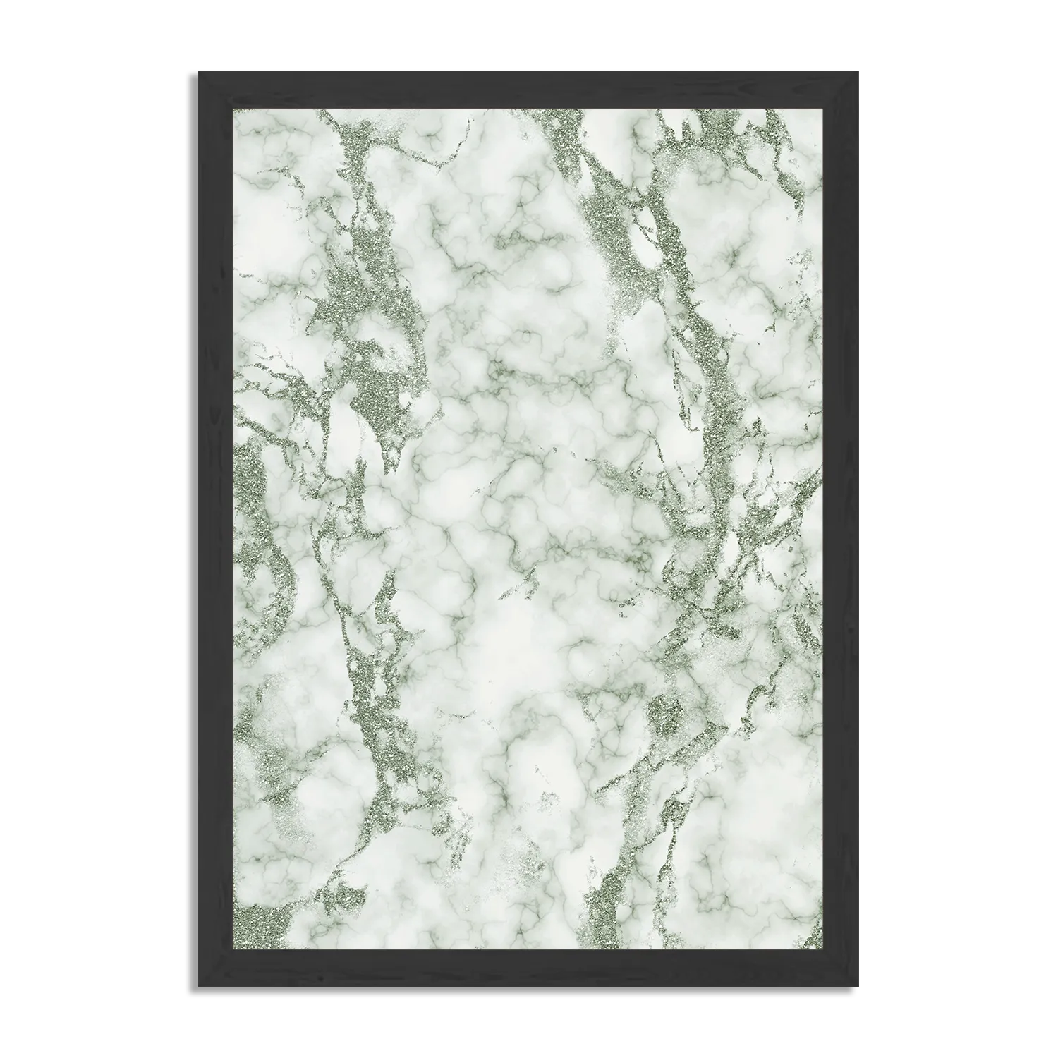 Poster Basis Marmer Look Groen Rechthoek Verticaal Met Lijst Template PBL 50 70 Verticaal Marmer 6 1