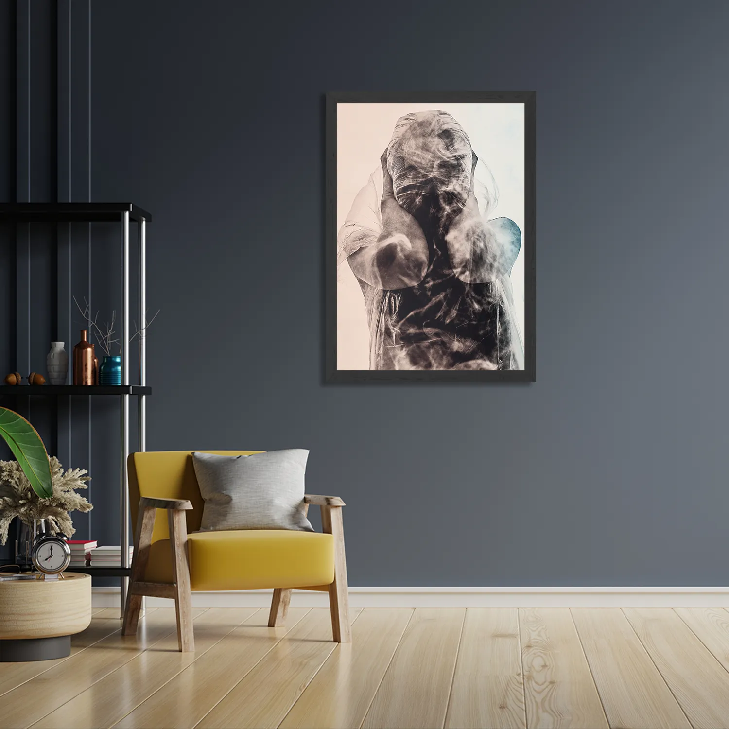 Poster Guess Who I am Rechthoek Verticaal Met Lijst Template PBL 50 70 Verticaal Mensen 17 2