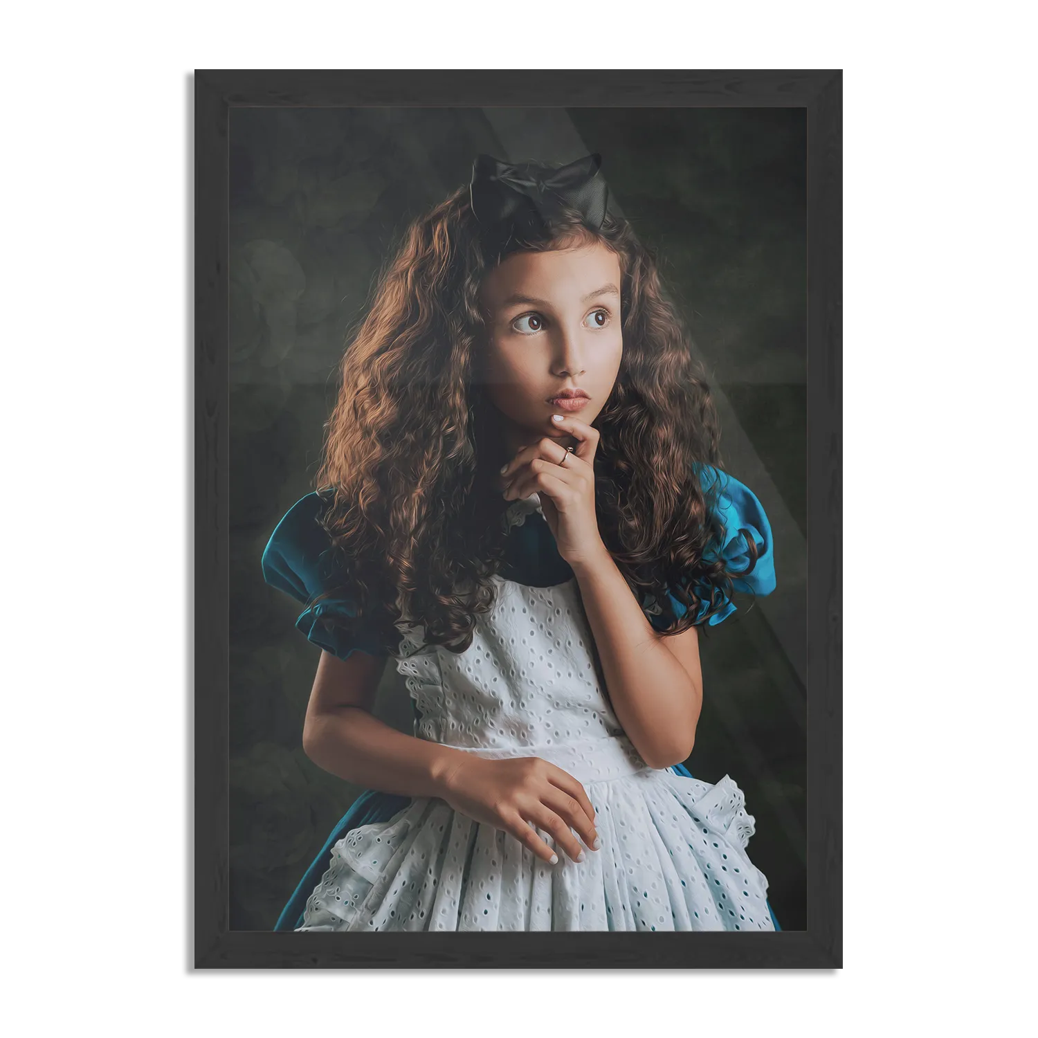 Poster Mooi Jong meisje In Kledij Rechthoek Verticaal Met Lijst Template PBL 50 70 Verticaal Mensen 24 1