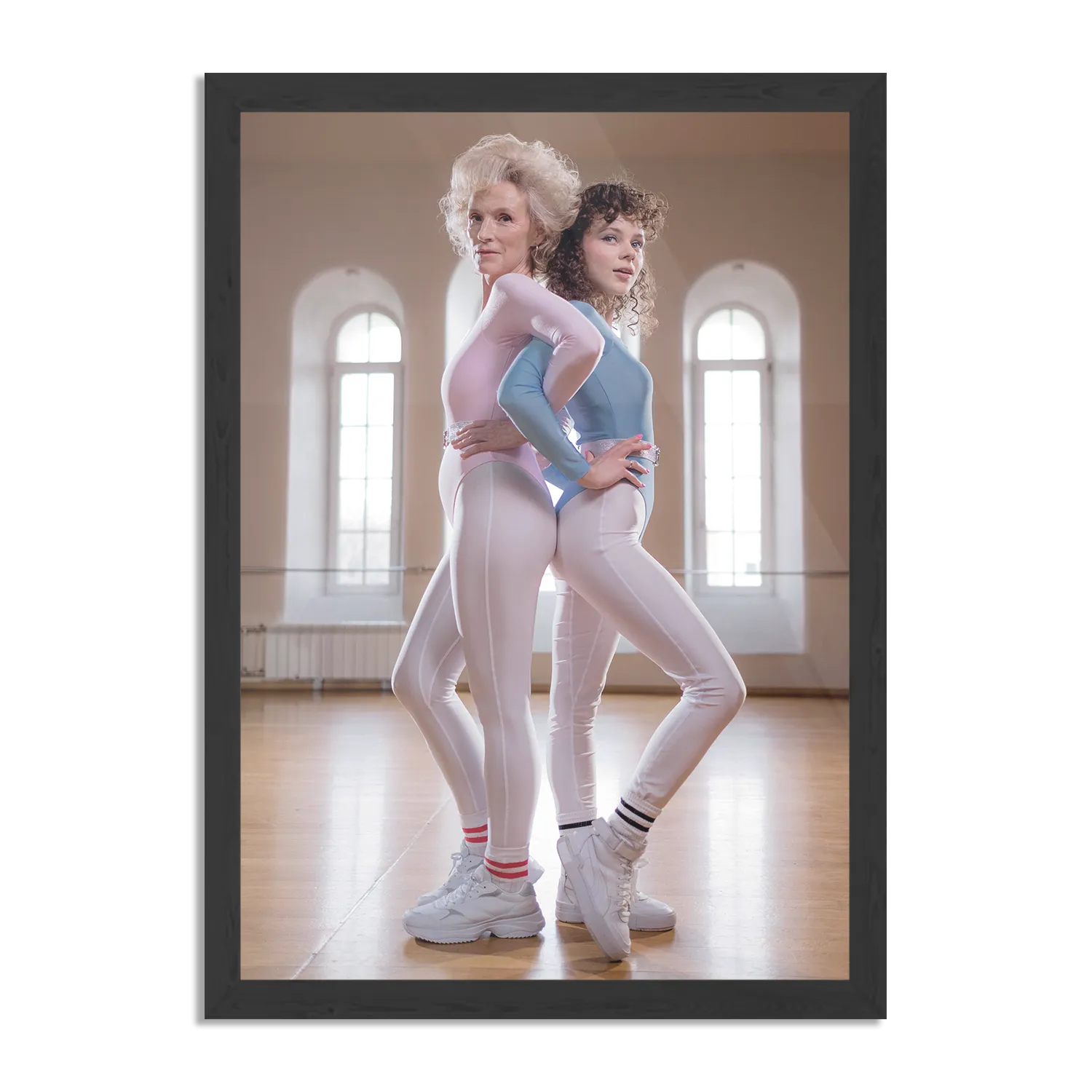 Poster Gymnastiek Voor Jong en Oud 01 Rechthoek Verticaal Met Lijst Template PBL 50 70 Verticaal Mensen 25 1