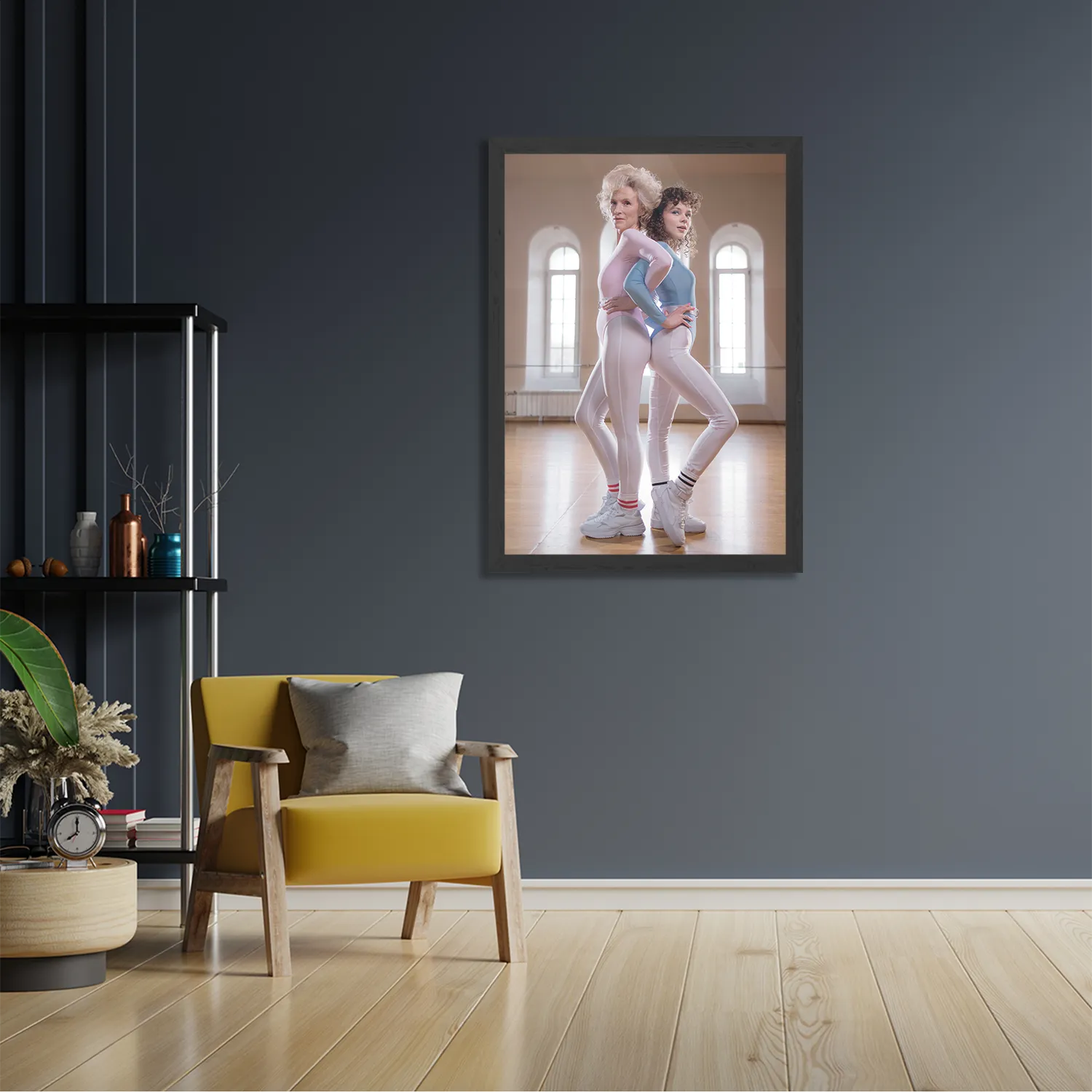 Poster Gymnastiek Voor Jong en Oud 01 Rechthoek Verticaal Met Lijst Template PBL 50 70 Verticaal Mensen 25 2