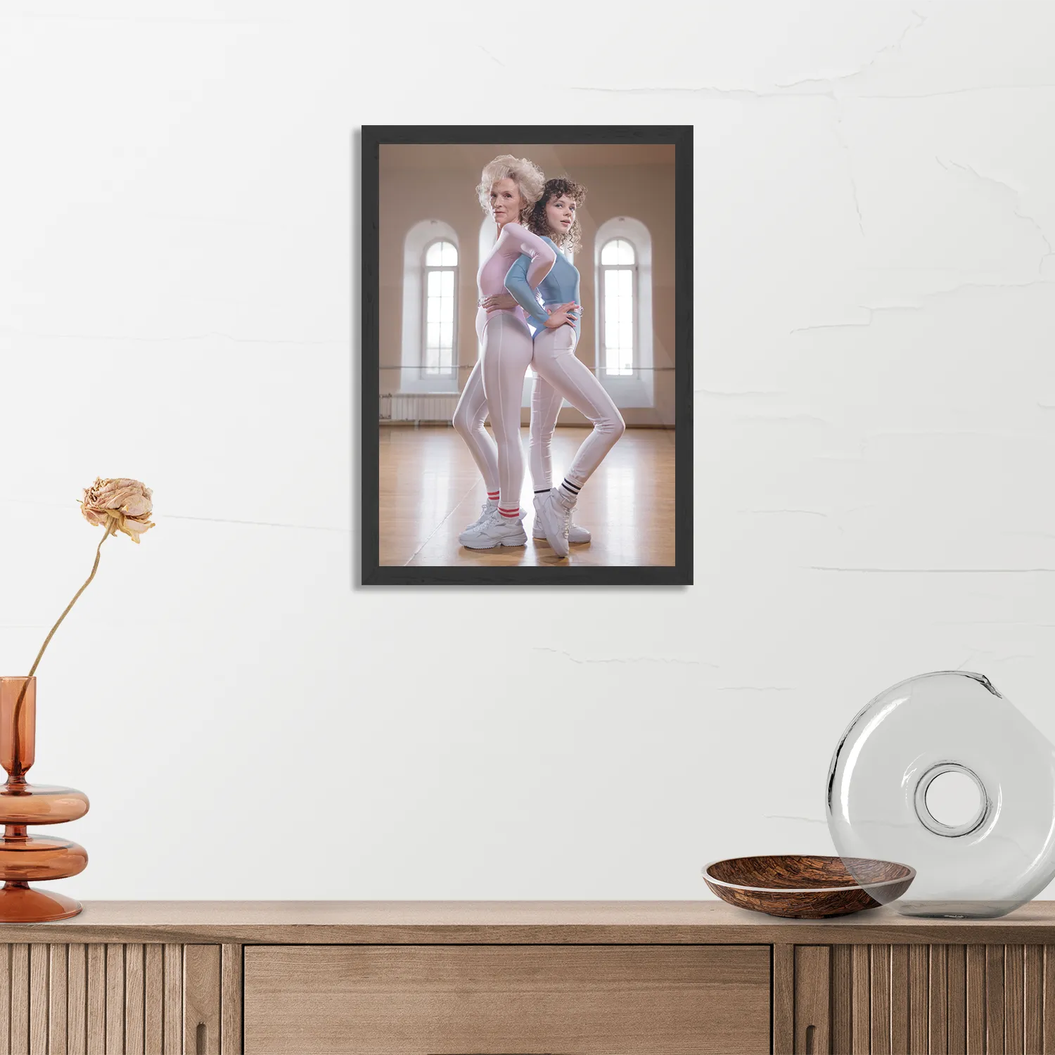 Poster Gymnastiek Voor Jong en Oud 01 Rechthoek Verticaal Met Lijst Template PBL 50 70 Verticaal Mensen 25 3