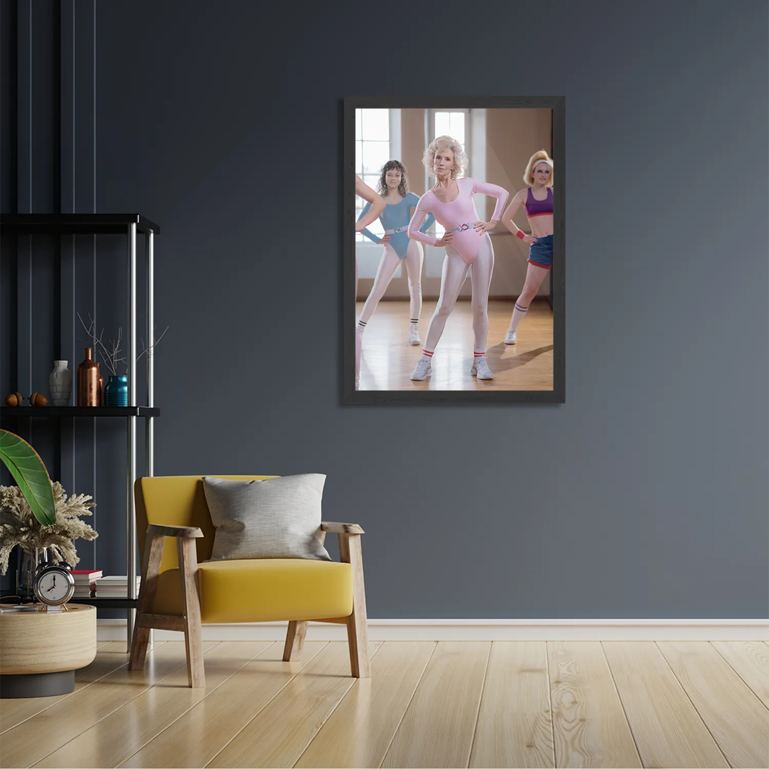 Poster Gymnastiek Voor Jong en Oud 02 Rechthoek Verticaal Met Lijst Template PBL 50 70 Verticaal Mensen 26 2