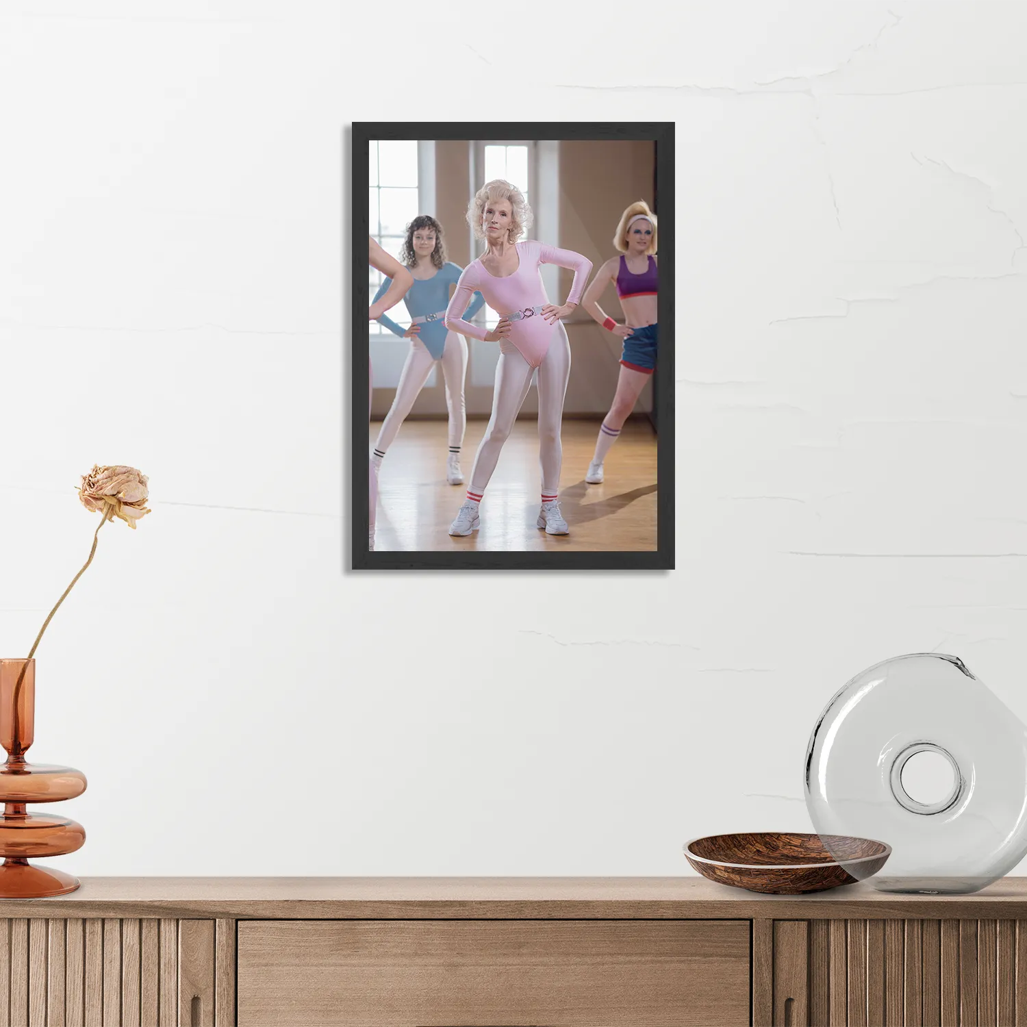 Poster Gymnastiek Voor Jong en Oud 02 Rechthoek Verticaal Met Lijst Template PBL 50 70 Verticaal Mensen 26 3