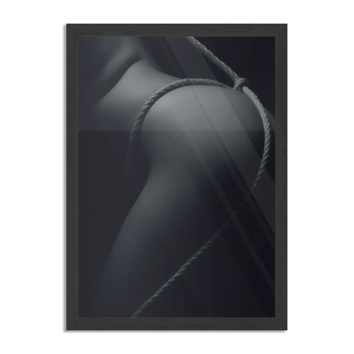 Poster Vrouw Met Sexy Touw Rechthoek Verticaal Met Lijst Template PBL 50 70 Verticaal Mensen 3 1