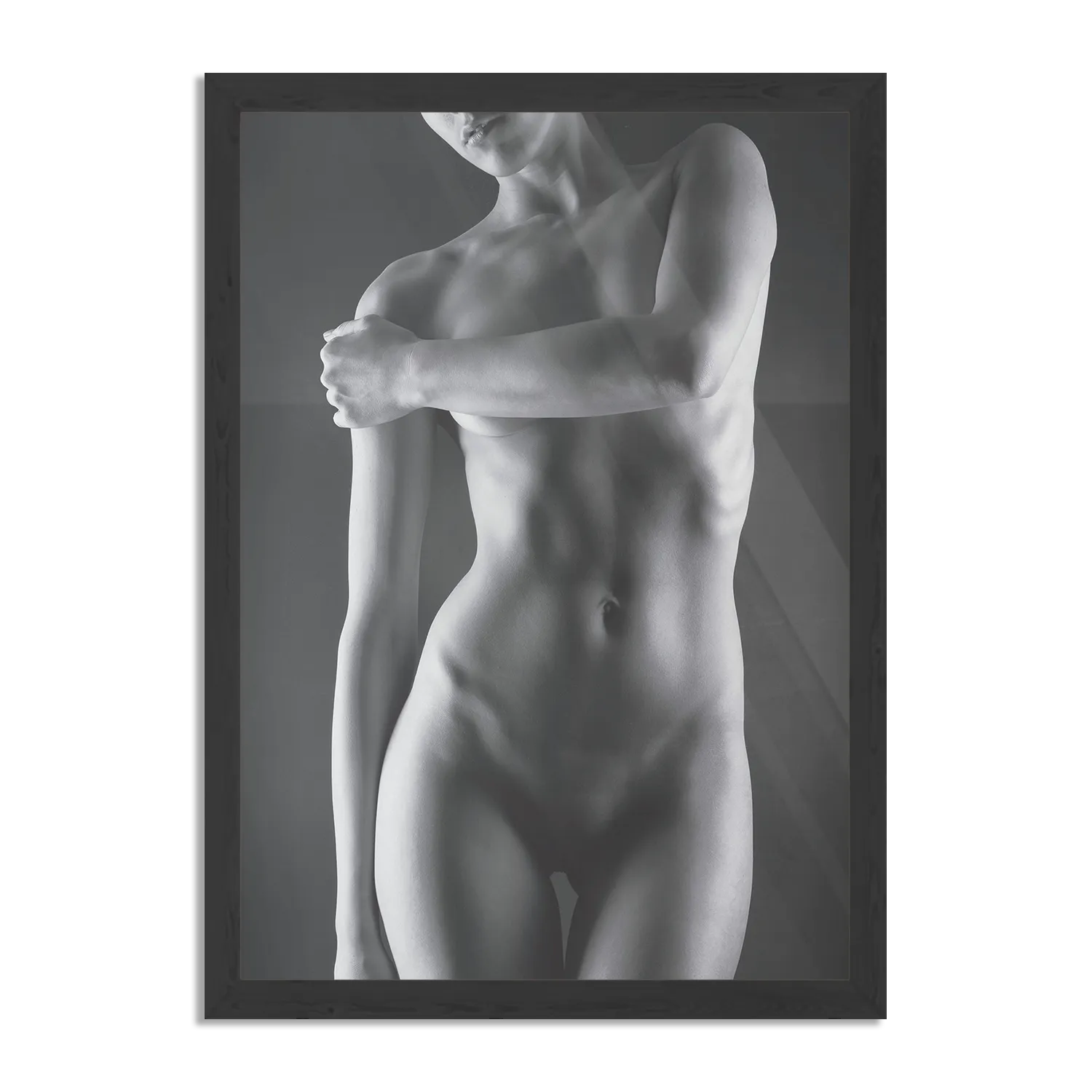 Poster Blote Vrouw Lichaam Rechthoek Verticaal Met Lijst Template PBL 50 70 Verticaal Mensen 38 1