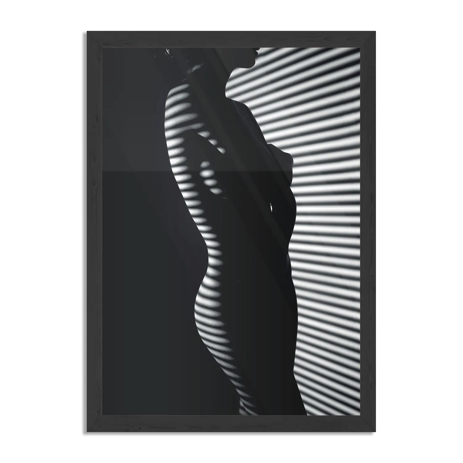 Template_PBL_50-70_Verticaal_Mensen_40-1 Poster Blote Vrouw Achter Jaloezie 03 Rechthoek Verticaal Met Lijst Template PBL 50 70 Verticaal Mensen 40 1