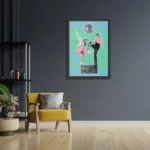 Poster The Dancing Disco Rechthoek Verticaal Met Lijst Template PBL 50 70 Verticaal Muziek 1 2