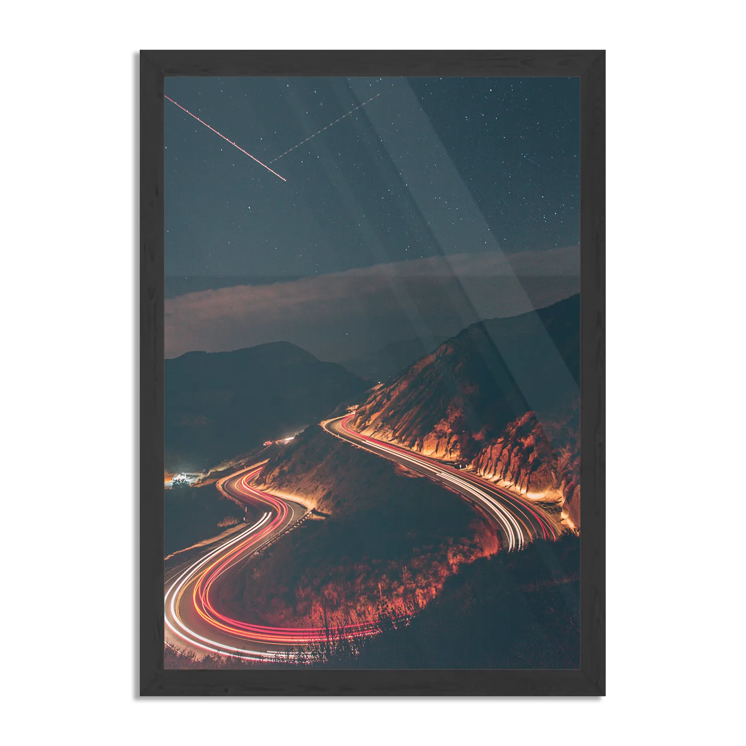 Poster California Dreaming Rechthoek Verticaal Met Lijst Template PBL 50 70 Verticaal Natuur 10 1