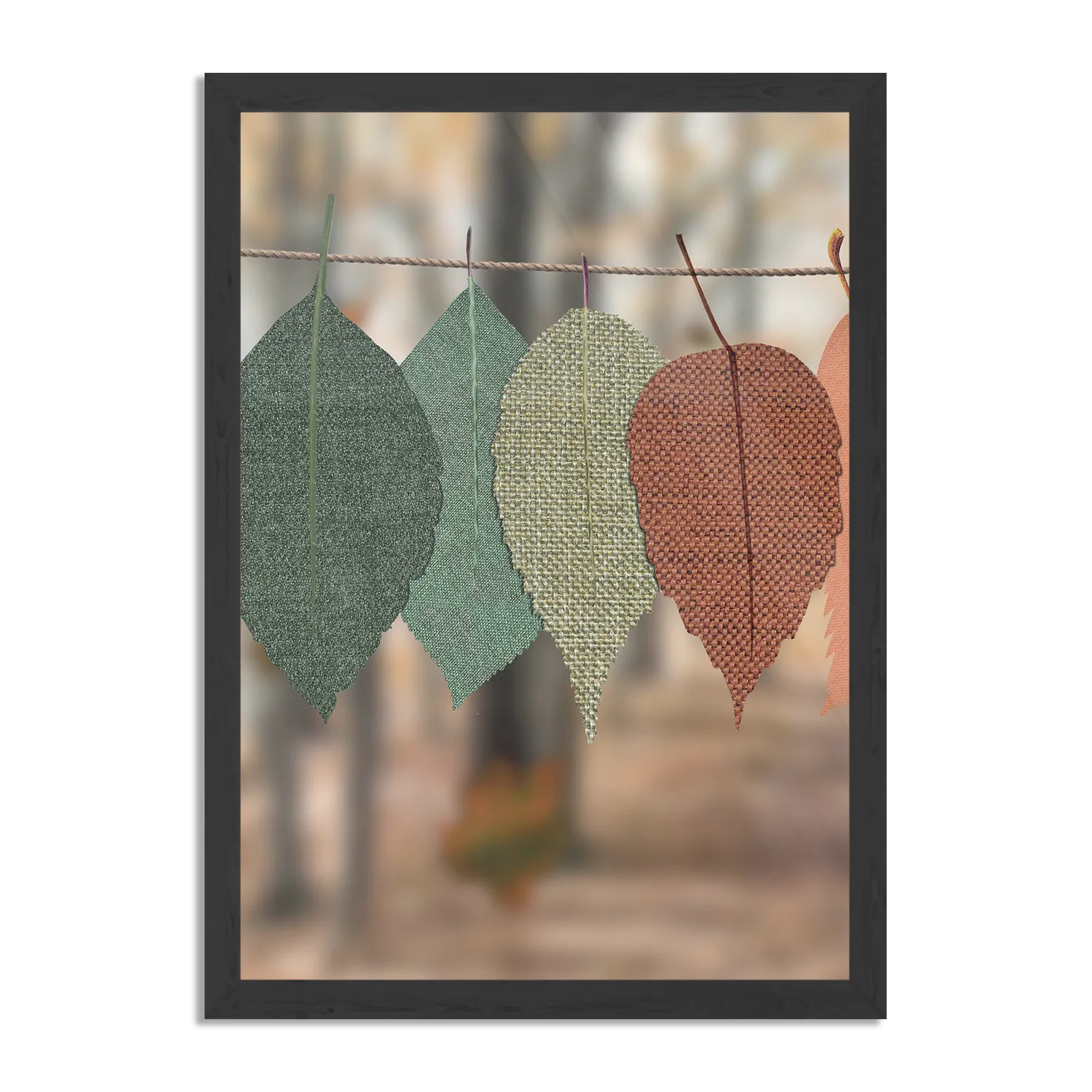 Poster Bladerdak Rechthoek Verticaal Met Lijst Template PBL 50 70 Verticaal Natuur 14 1