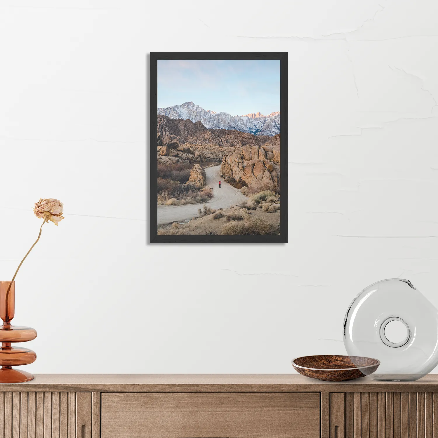 Poster Mount Whitney Rechthoek Verticaal Met Lijst Template PBL 50 70 Verticaal Natuur 16 3