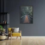 Poster Over de brug Rechthoek Verticaal Met Lijst Template PBL 50 70 Verticaal Natuur 18 2