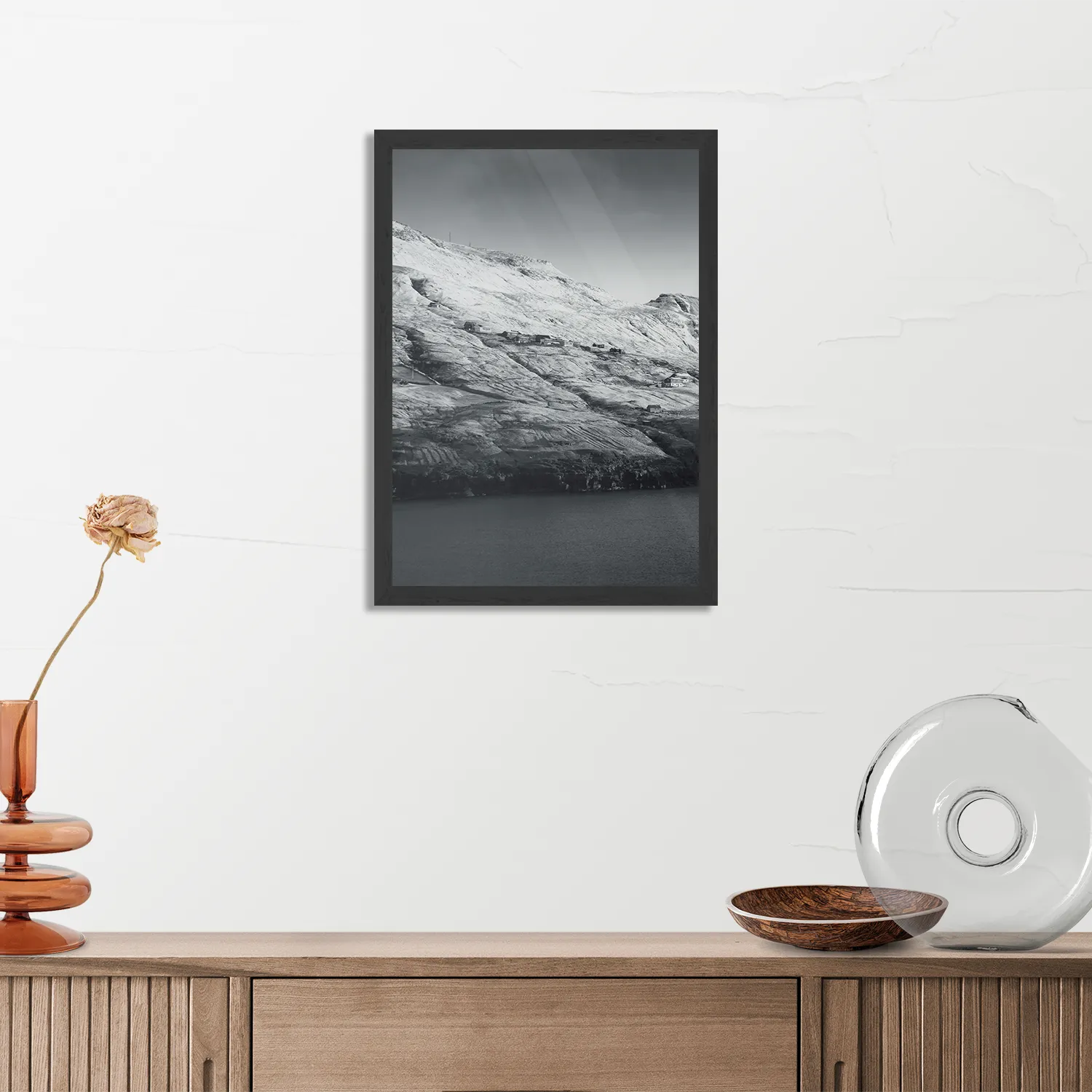 Poster Gletsjer Rechthoek Verticaal Met Lijst Template PBL 50 70 Verticaal Natuur 2 3