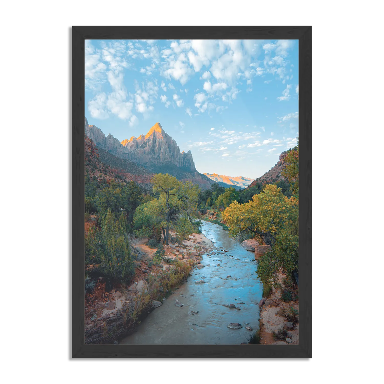 Poster De rivier van ZION Rechthoek Verticaal Met Lijst Template PBL 50 70 Verticaal Natuur 21 1