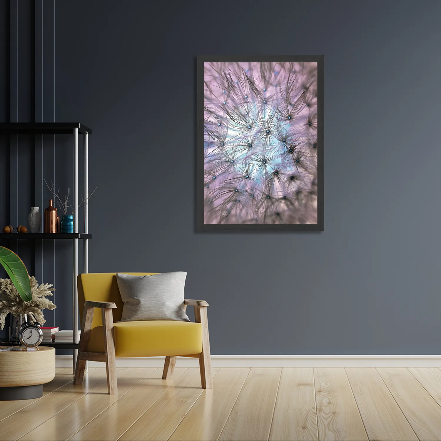 Poster Paardenbloem pluis Rechthoek Verticaal Met Lijst Template PBL 50 70 Verticaal Natuur 25 2