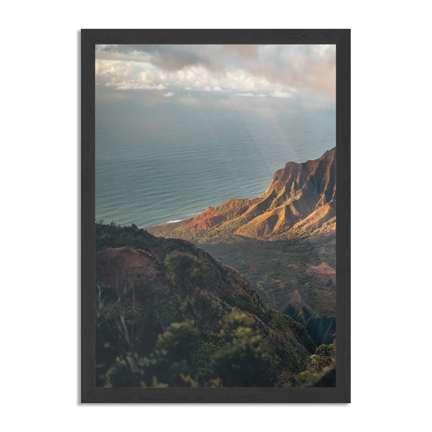 Poster Dromen in Hawaii Rechthoek Verticaal Met Lijst Template PBL 50 70 Verticaal Natuur 29 1
