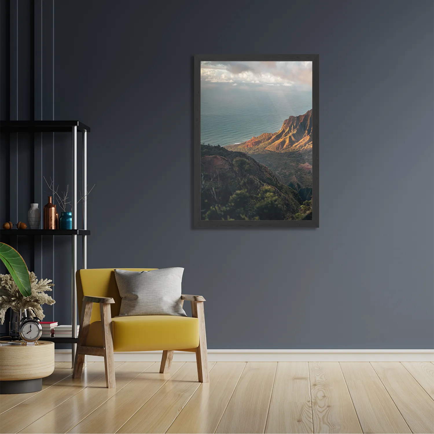 Poster Dromen in Hawaii Rechthoek Verticaal Met Lijst Template PBL 50 70 Verticaal Natuur 29 2