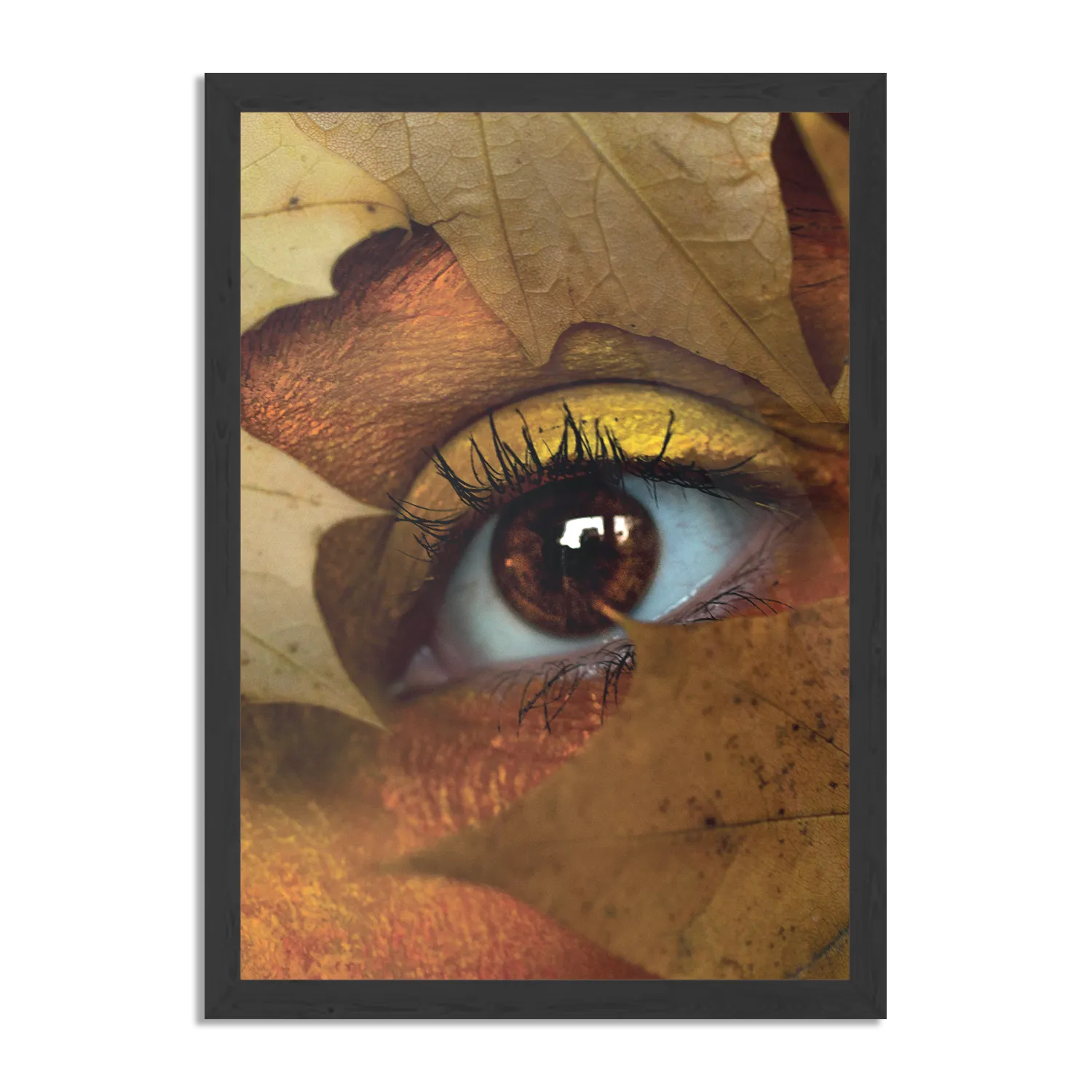 Poster Hefstblad Rechthoek Verticaal Met Lijst Template PBL 50 70 Verticaal Natuur 30 1