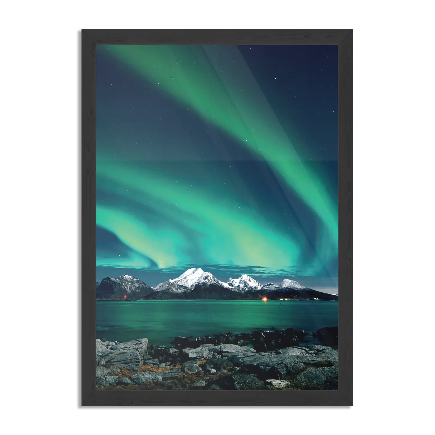 Poster Aurora Rechthoek Verticaal Met Lijst Template PBL 50 70 Verticaal Natuur 32 1