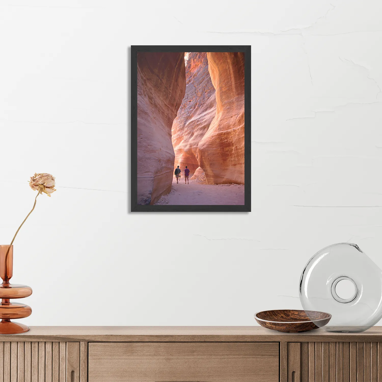 Poster De Zion grotten Rechthoek Verticaal Met Lijst Template PBL 50 70 Verticaal Natuur 37 3