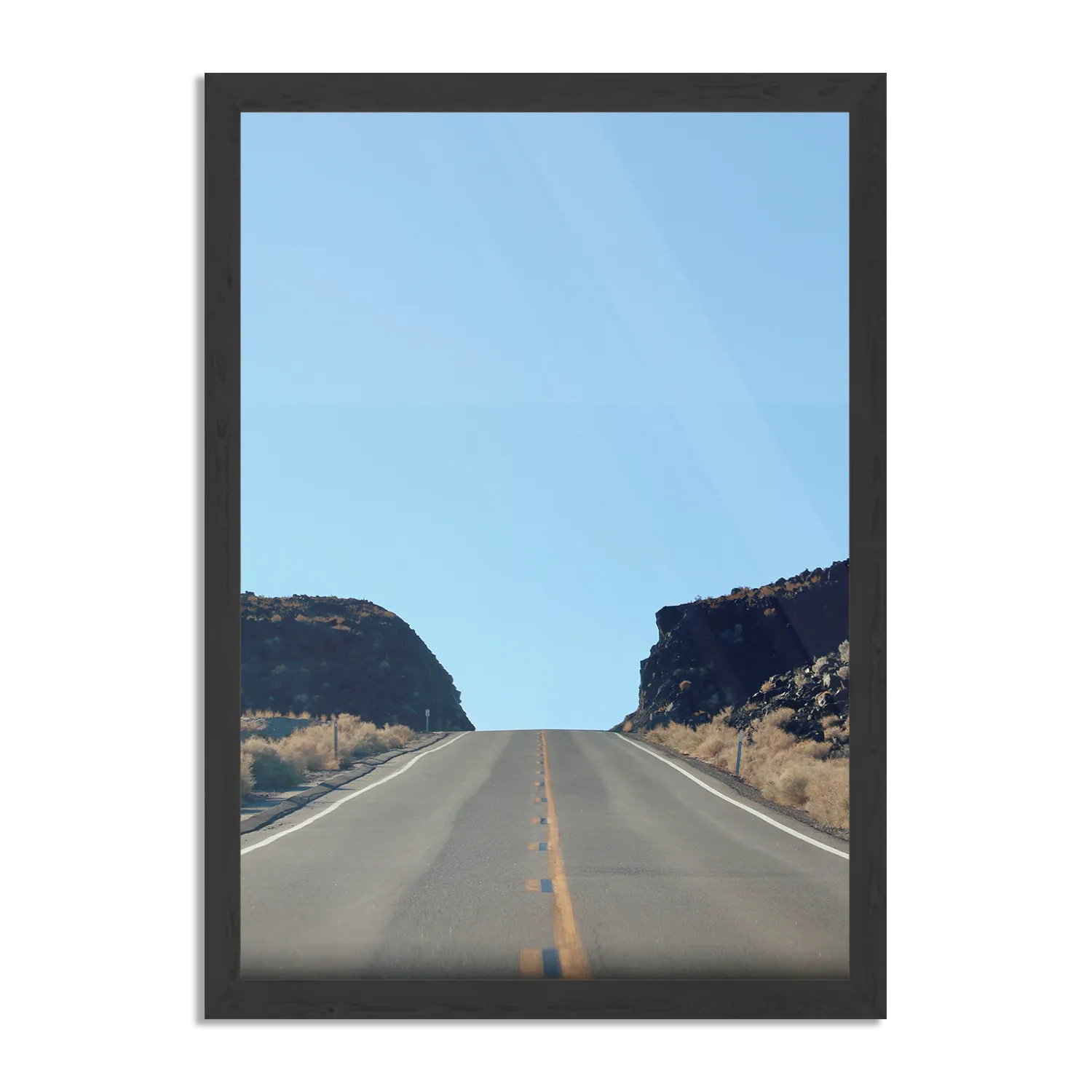 Poster Eindeloze weg Rechthoek Verticaal Met Lijst Template PBL 50 70 Verticaal Natuur 4 1