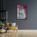 Poster Roze deuren Rechthoek Verticaal Met Lijst Template PBL 50 70 Verticaal Natuur 42 2