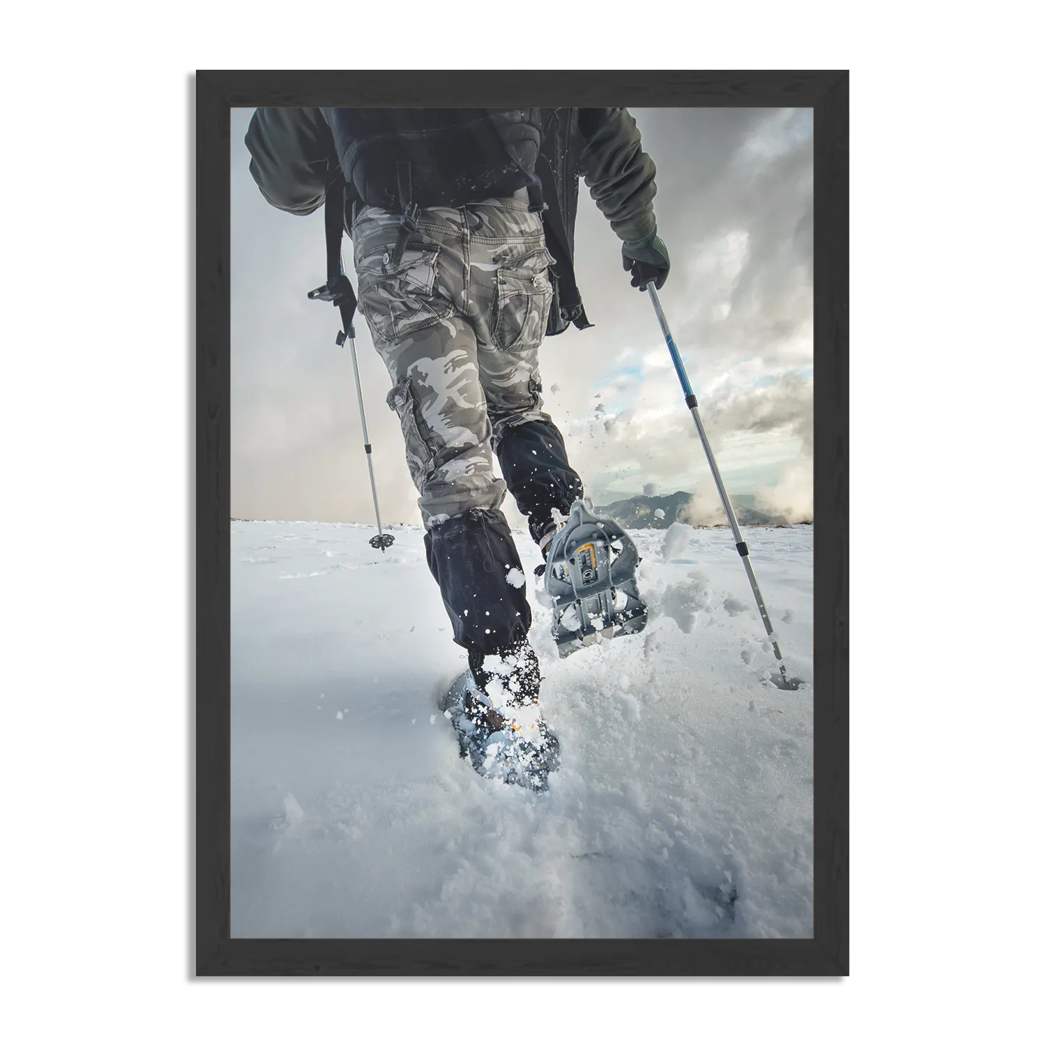 Poster Een lange winterwandeling Rechthoek Verticaal Met Lijst Template PBL 50 70 Verticaal Natuur 43 1