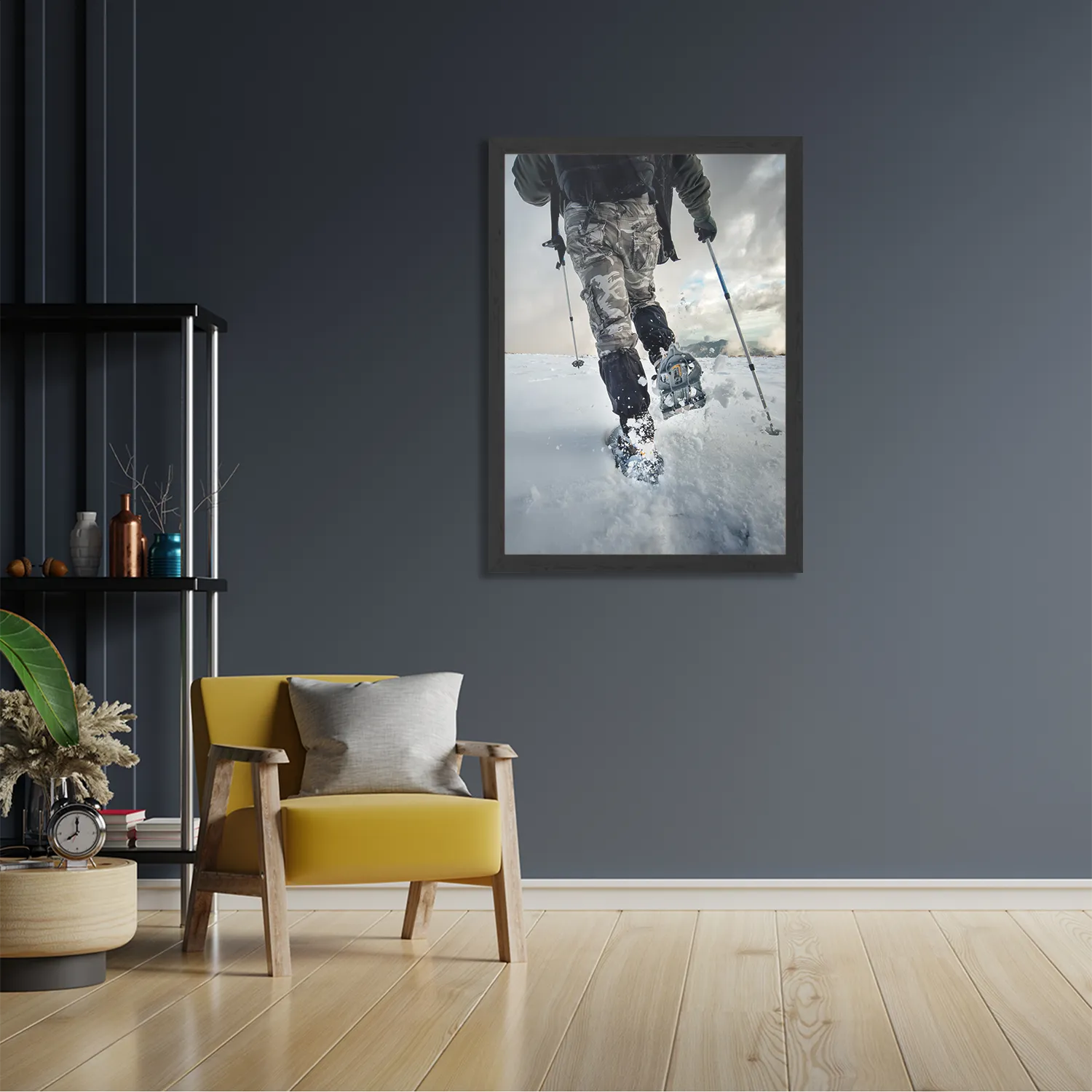 Poster Een lange winterwandeling Rechthoek Verticaal Met Lijst Template PBL 50 70 Verticaal Natuur 43 2