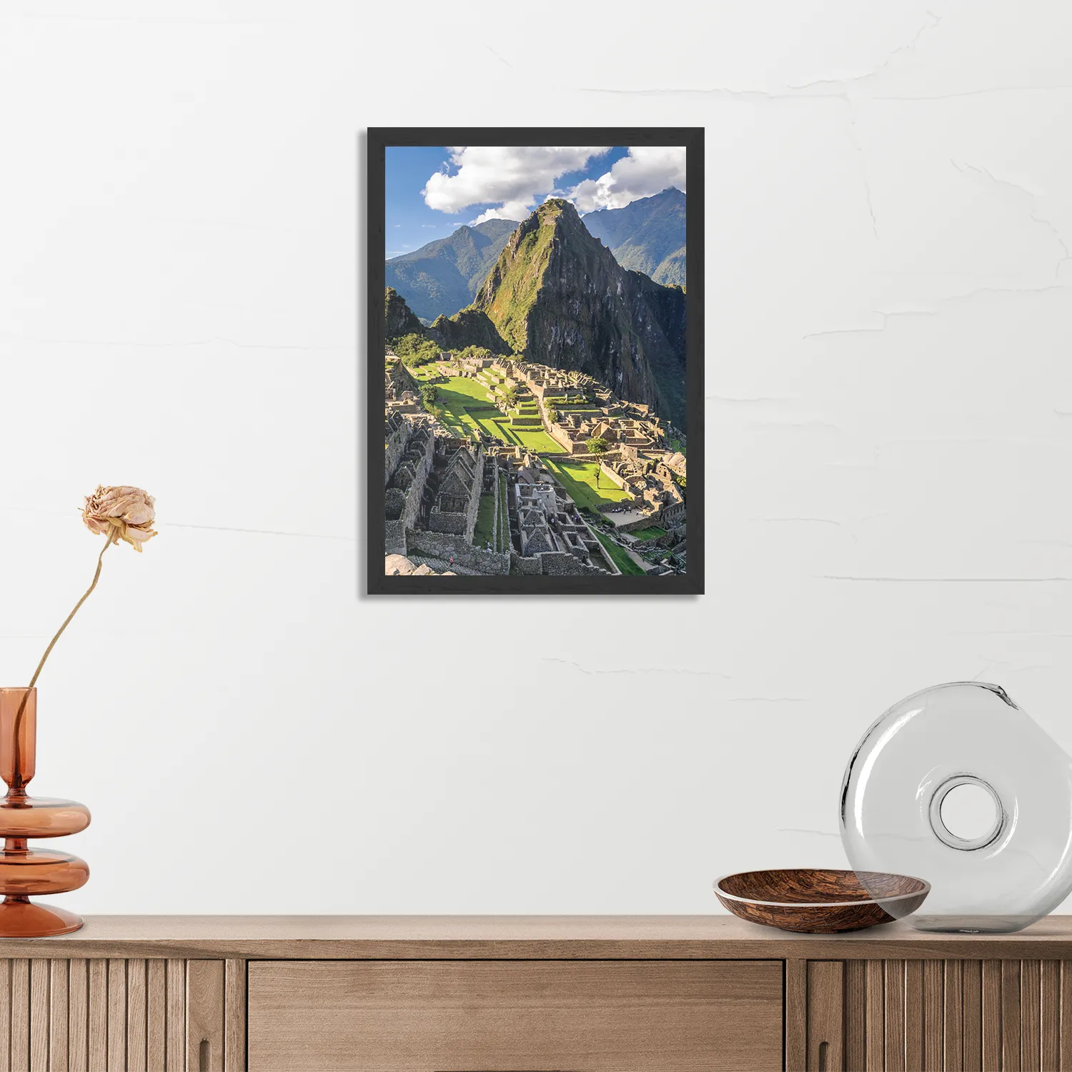 Poster Machu Picchu Rechthoek Verticaal Met Lijst Template PBL 50 70 Verticaal Natuur 44 3