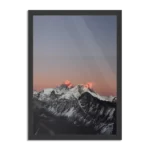 Poster Het Witte gebergte Rechthoek Verticaal Met Lijst Template PBL 50 70 Verticaal Natuur 45 1