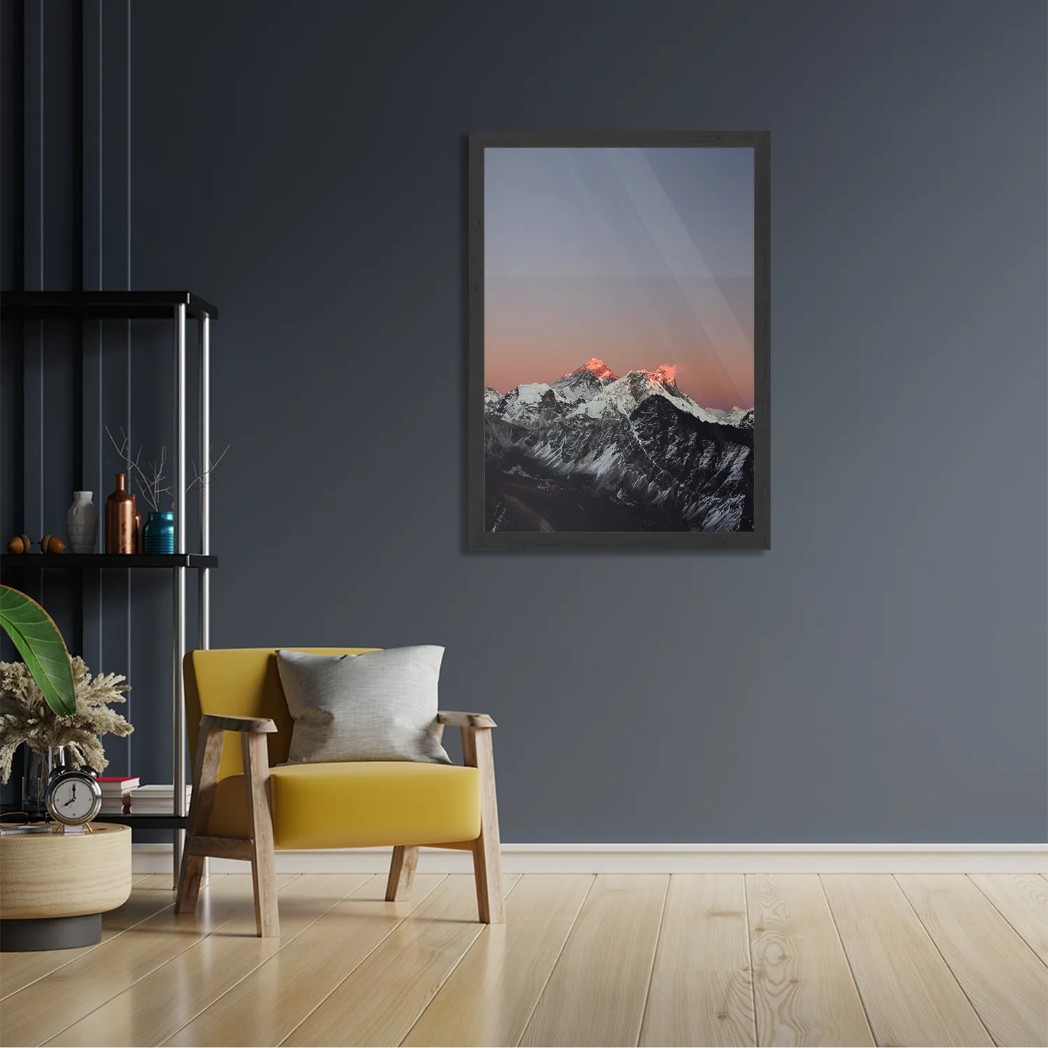 Poster Het Witte gebergte Rechthoek Verticaal Met Lijst Template PBL 50 70 Verticaal Natuur 45 2