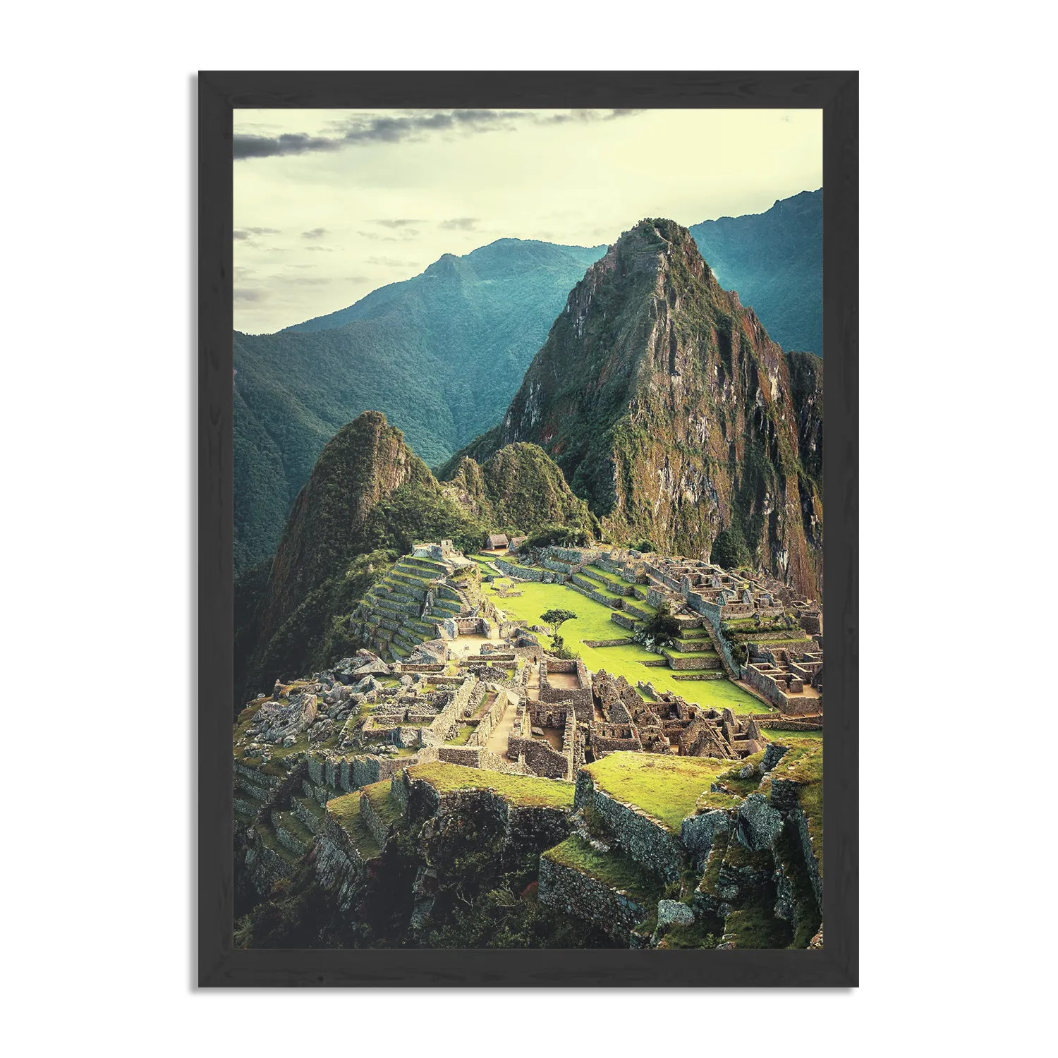 Poster Machu Picchu 2 Rechthoek Verticaal Met Lijst Template PBL 50 70 Verticaal Natuur 48 1