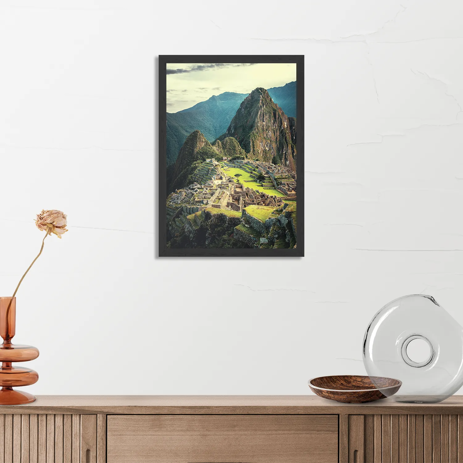 Poster Machu Picchu 2 Rechthoek Verticaal Met Lijst Template PBL 50 70 Verticaal Natuur 48 3