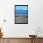Poster The road in Deathvalley Rechthoek Verticaal Met Lijst Template PBL 50 70 Verticaal Natuur 5 3
