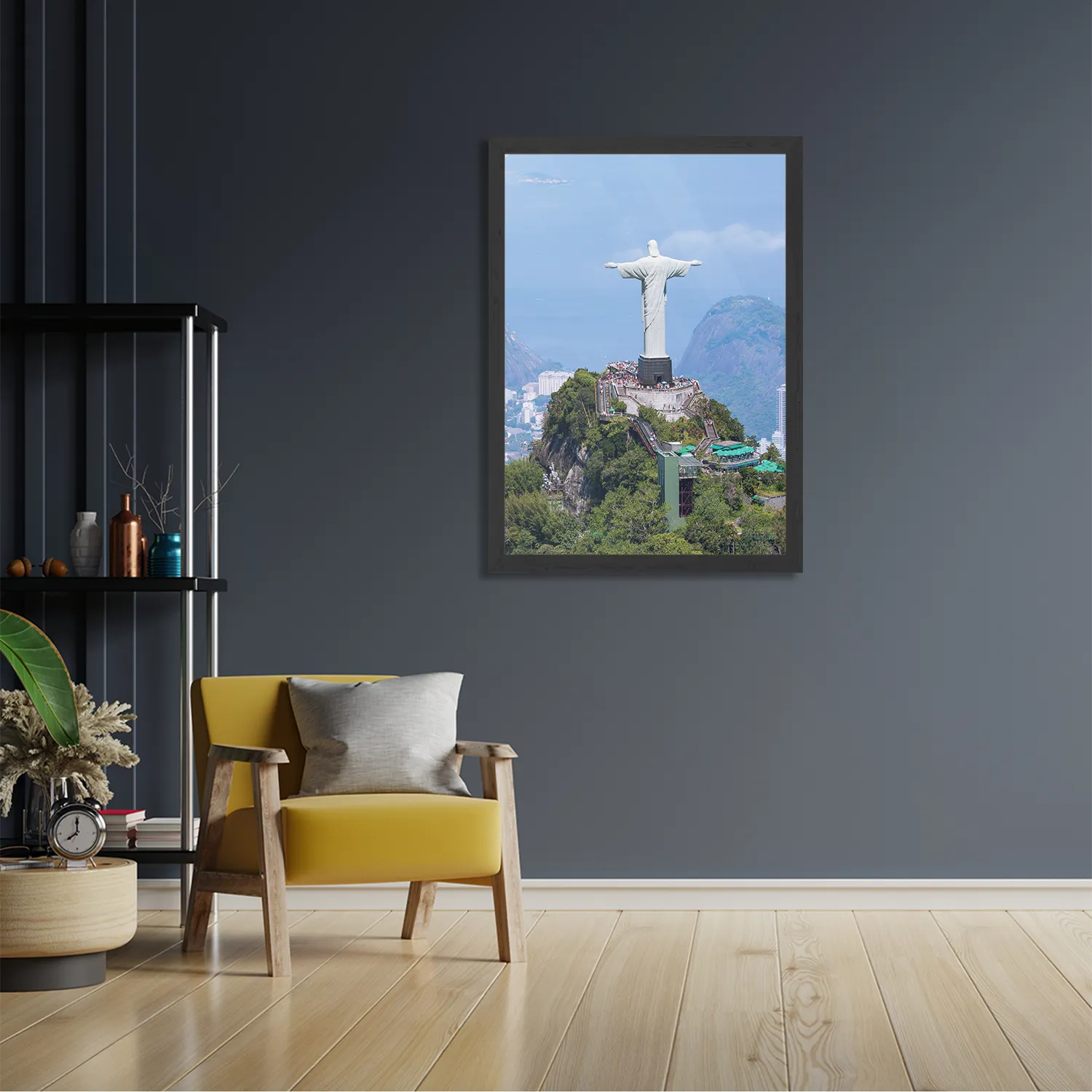 Poster Christus de verlosser Rechthoek Verticaal Met Lijst Template PBL 50 70 Verticaal Natuur 50 2
