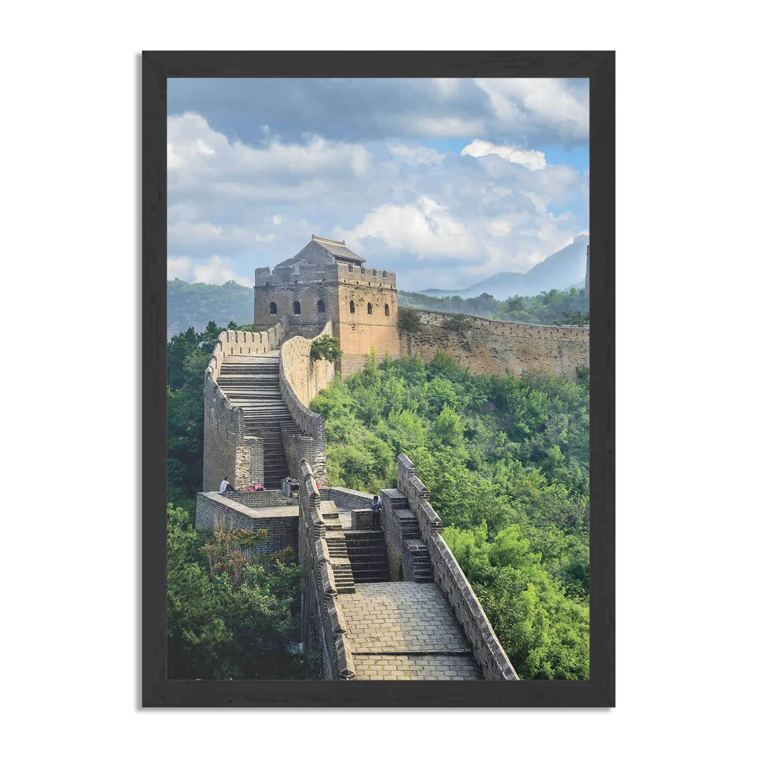 Poster De Chinese muur 2 Rechthoek Verticaal Met Lijst Template PBL 50 70 Verticaal Natuur 51 1