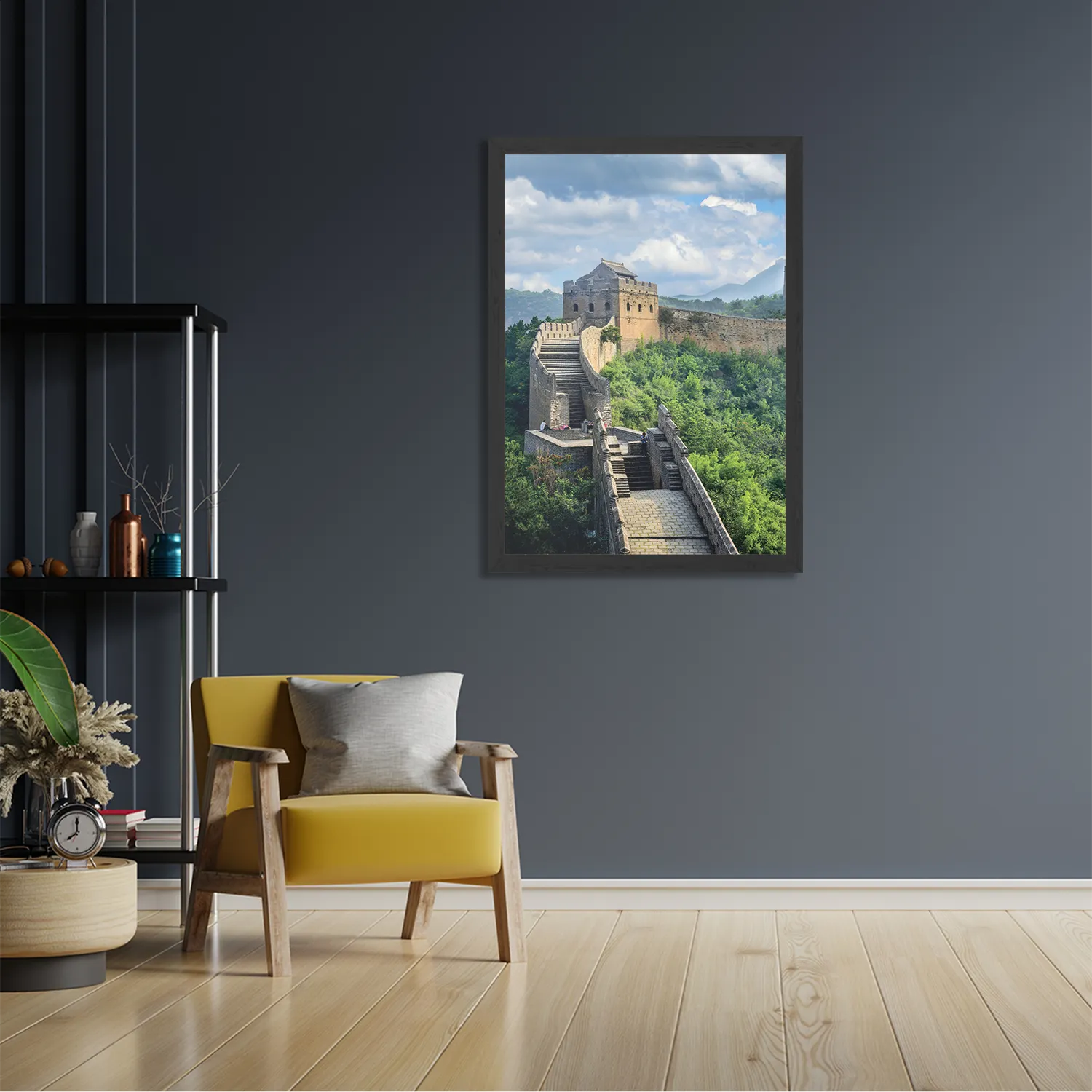 Poster De Chinese muur 2 Rechthoek Verticaal Met Lijst Template PBL 50 70 Verticaal Natuur 51 2
