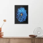 Poster Blauwe Dahlia Rechthoek Verticaal Met Lijst Template PBL 50 70 Verticaal Natuur 54 3