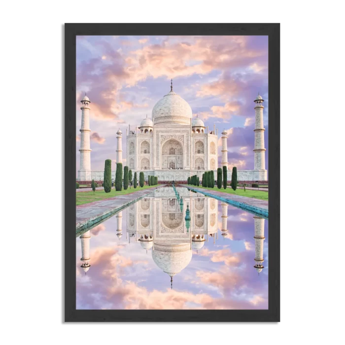 Poster De Tajmahal 2 Rechthoek Verticaal Met Lijst Template PBL 50 70 Verticaal Natuur 58 1