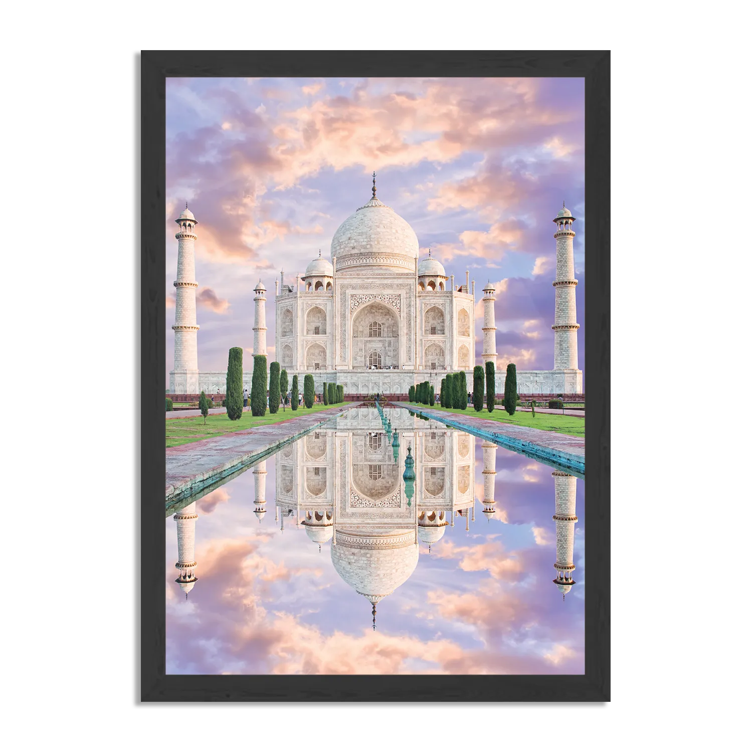 Poster De Tajmahal 2 Rechthoek Verticaal Met Lijst Template PBL 50 70 Verticaal Natuur 58 1