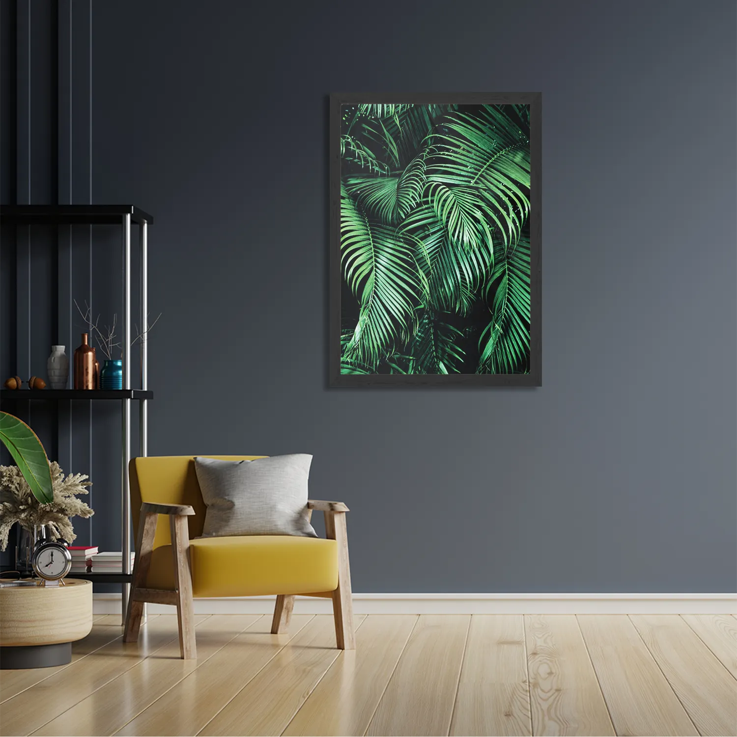 Poster Groen blad Rechthoek Verticaal Met Lijst Template PBL 50 70 Verticaal Natuur 68 2