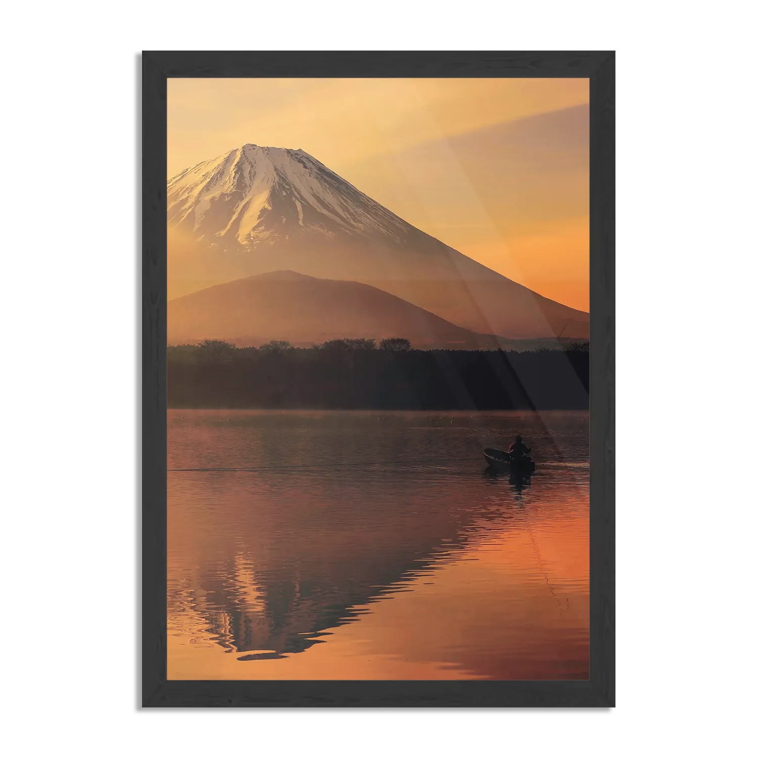 Poster Fuji Rechthoek Verticaal Met Lijst Template PBL 50 70 Verticaal Natuur 69 1