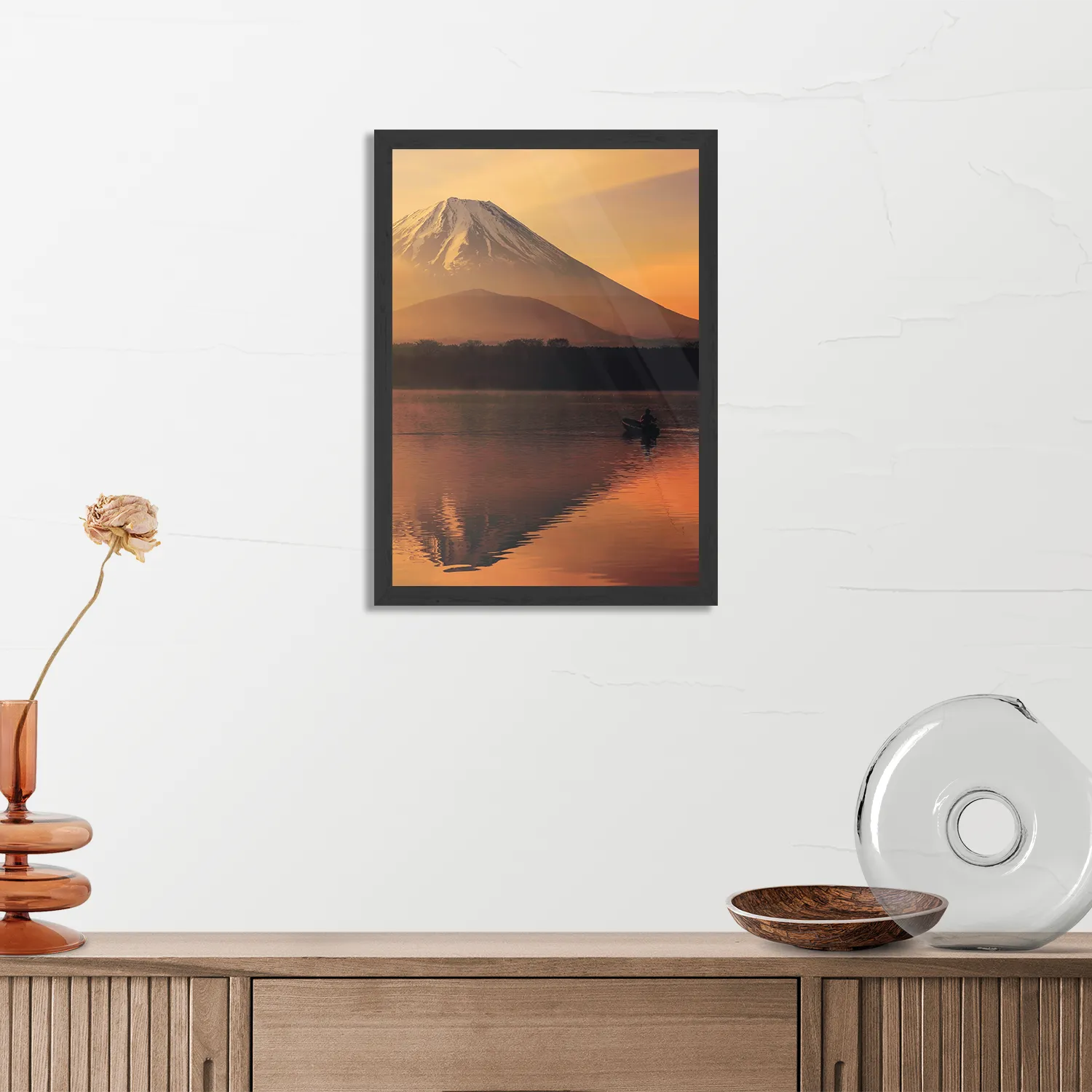 Poster Fuji Rechthoek Verticaal Met Lijst Template PBL 50 70 Verticaal Natuur 69 3